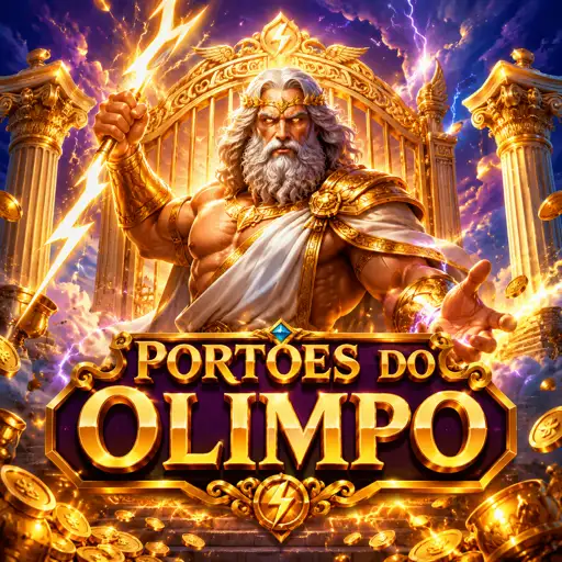 Zeus e portões dourados do slot Gates of Olympus