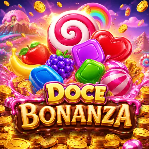 Grade 6x5 do Sweet Bonanza com símbolos de frutas na rodada base